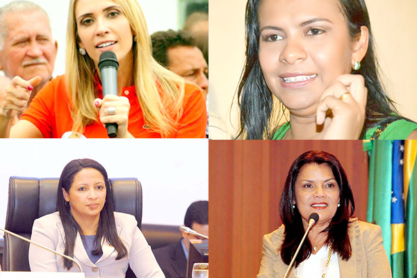 Ana do Gás, Andréa Murad, Francisca Primo, Graça Paz, Nina Melo e Valéria Macedo são as representantes das mulheres na Assembleia