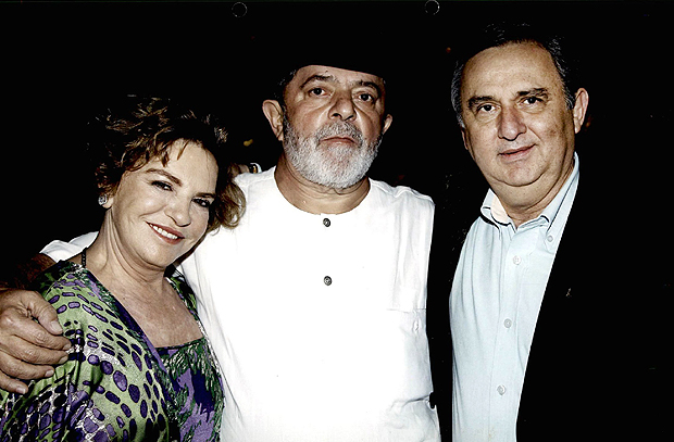 Bumlai, com Lula e Dona Marisa